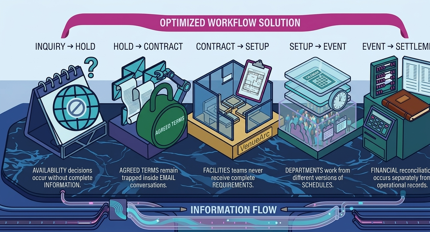 Information flow illustration