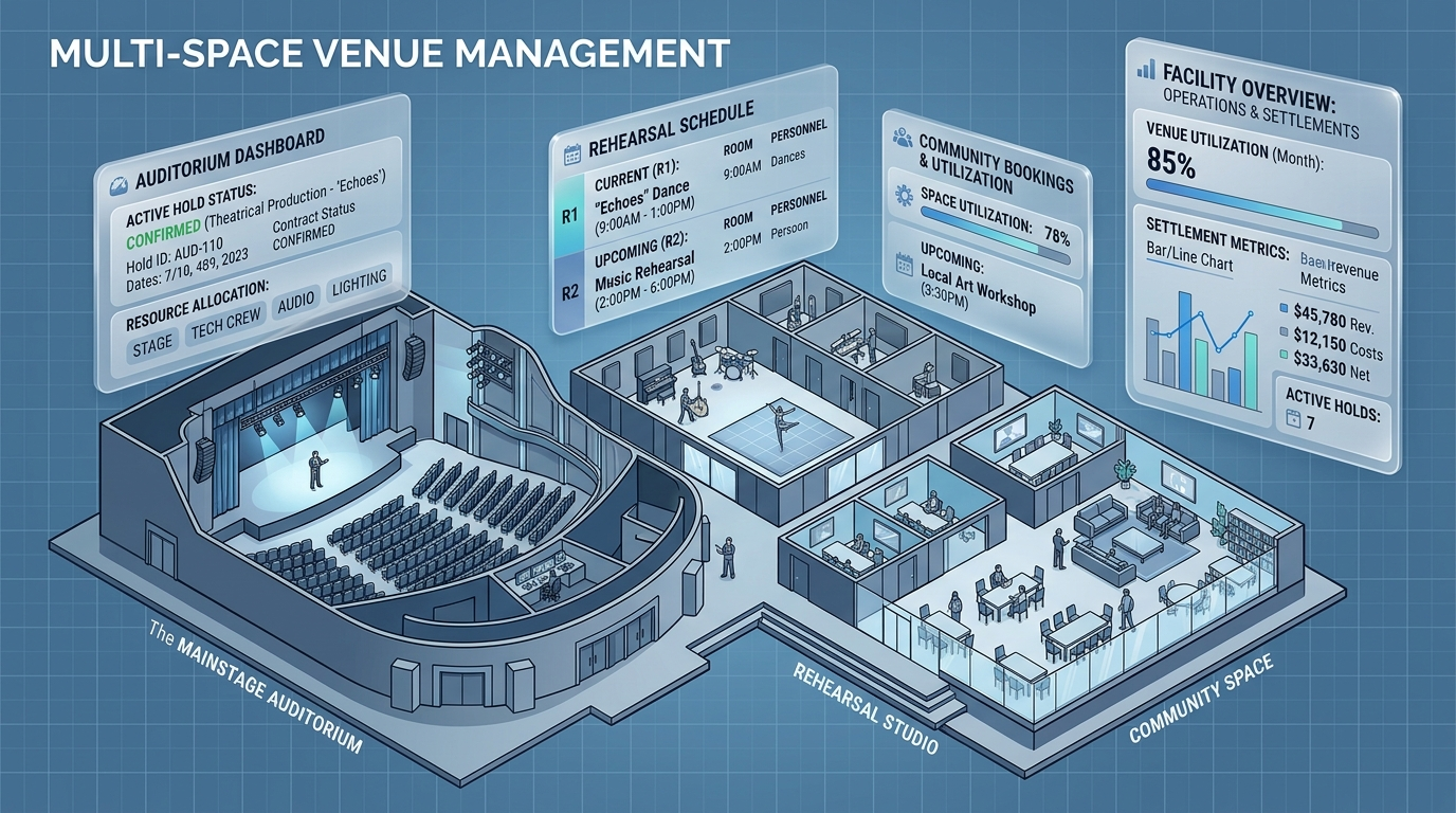Venue event lifecycle workflow