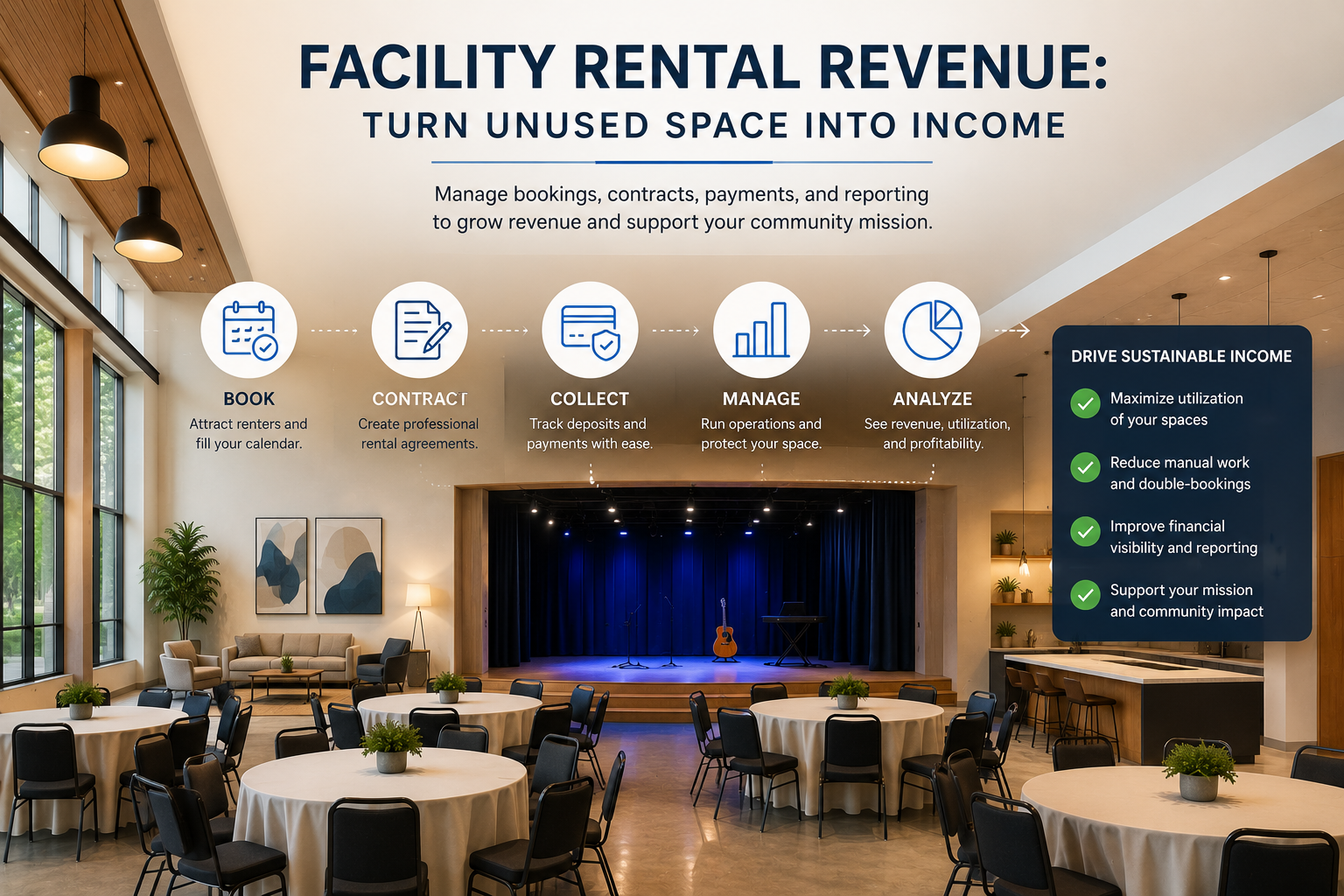 Facility Rental Revenue: How Community Venues Turn Unused Space Into Income