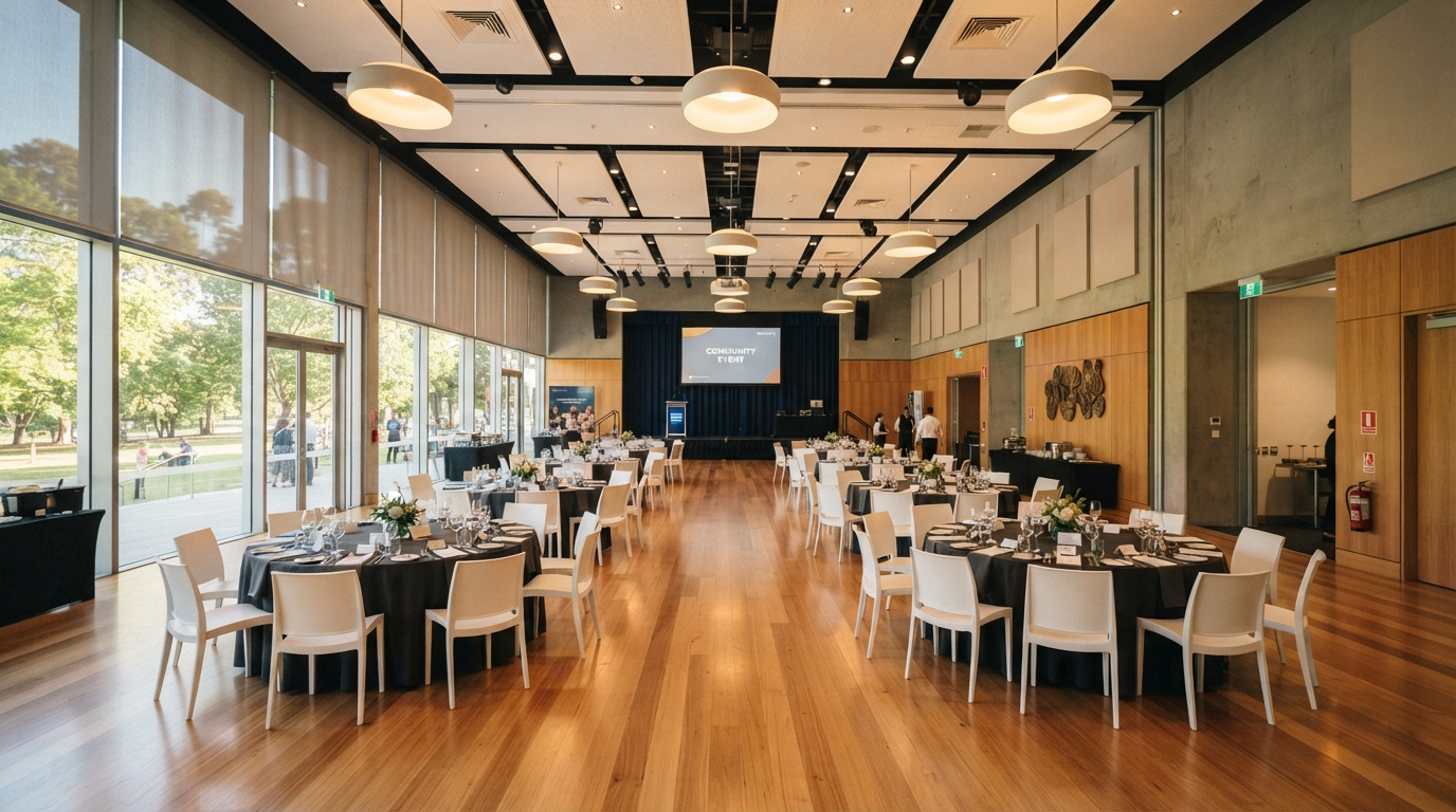 Venue spaces available to outside groups, organizations