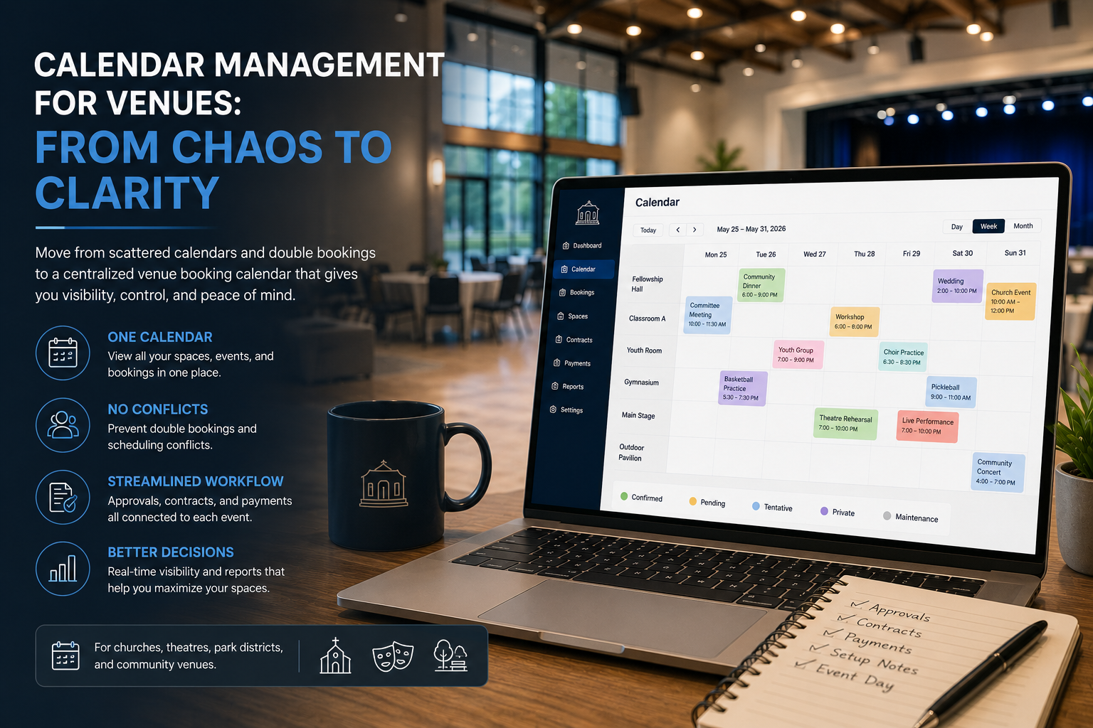Calendar Management for Venues: From Chaos to Clarity