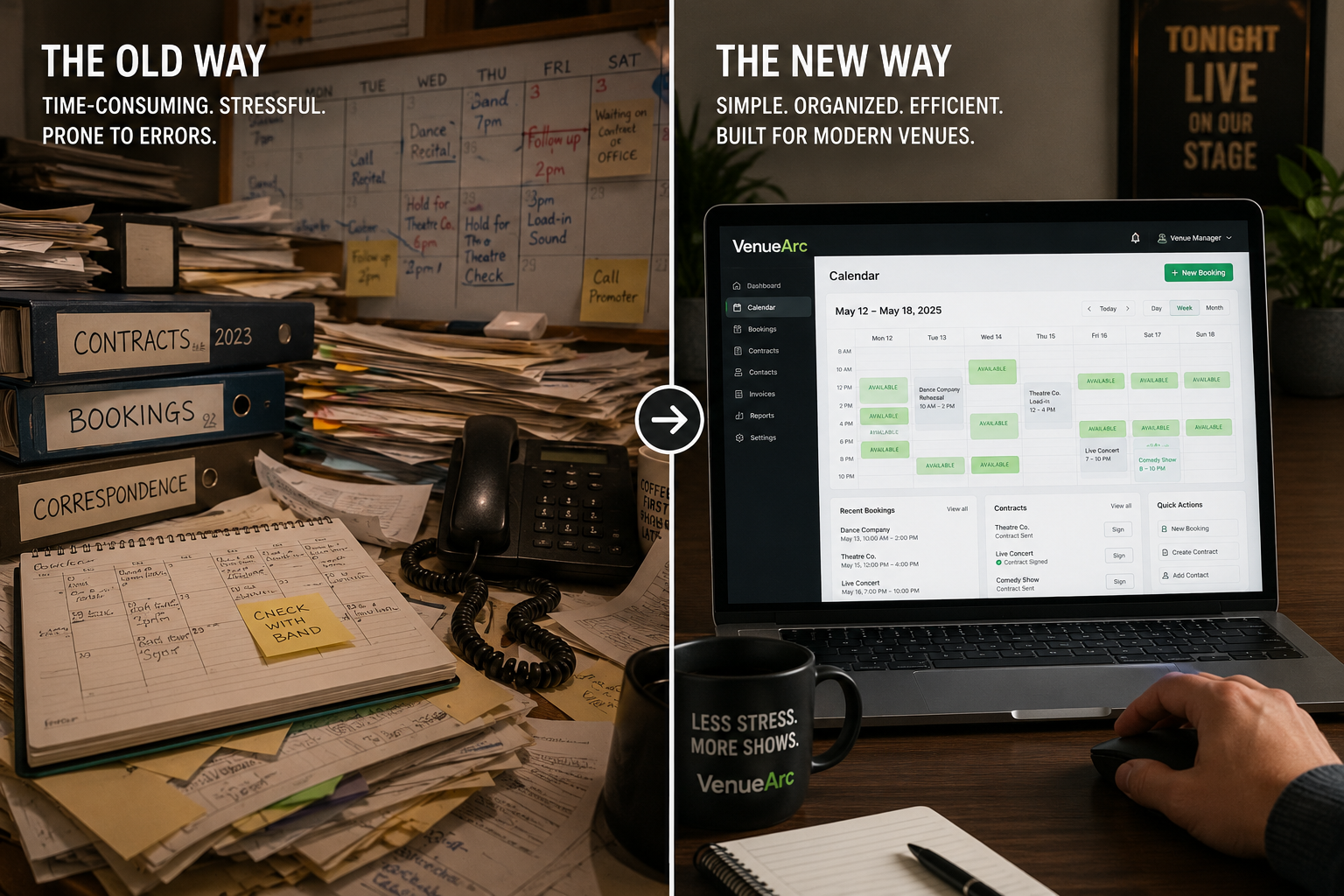 Operational shift from manual theatre processes to a modern digital booking workflow.